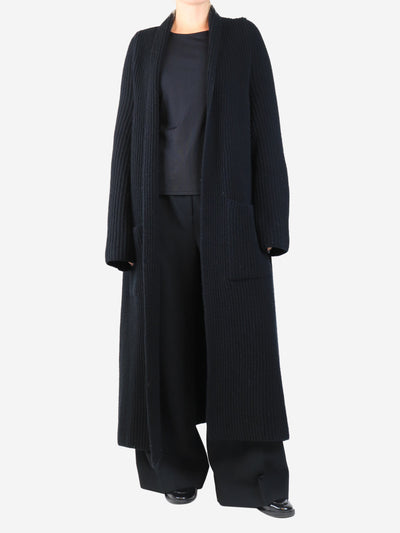 Black long wool cardigan - size L Knitwear The Row 