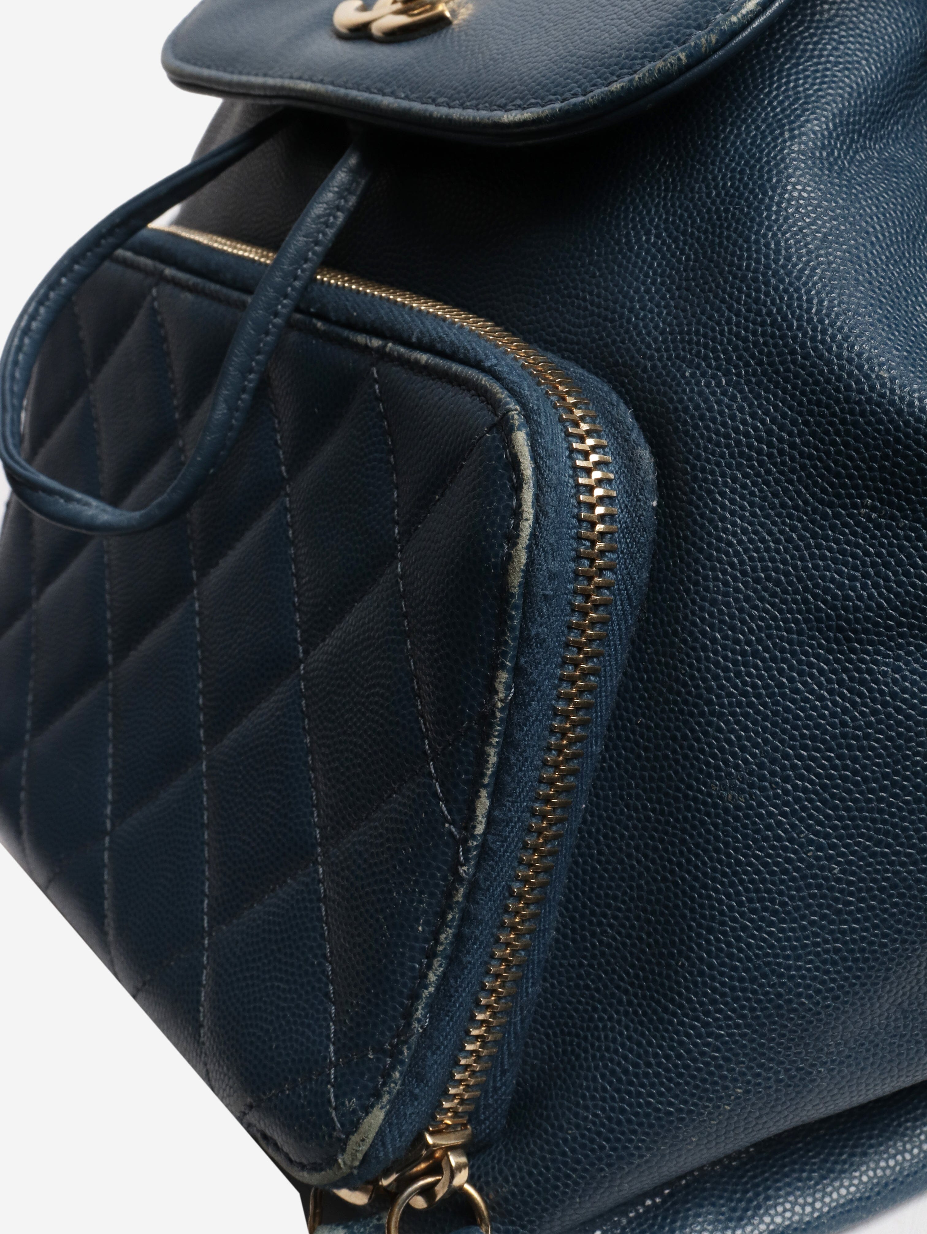 Blue caviar leather backpack Backpacks Chanel 