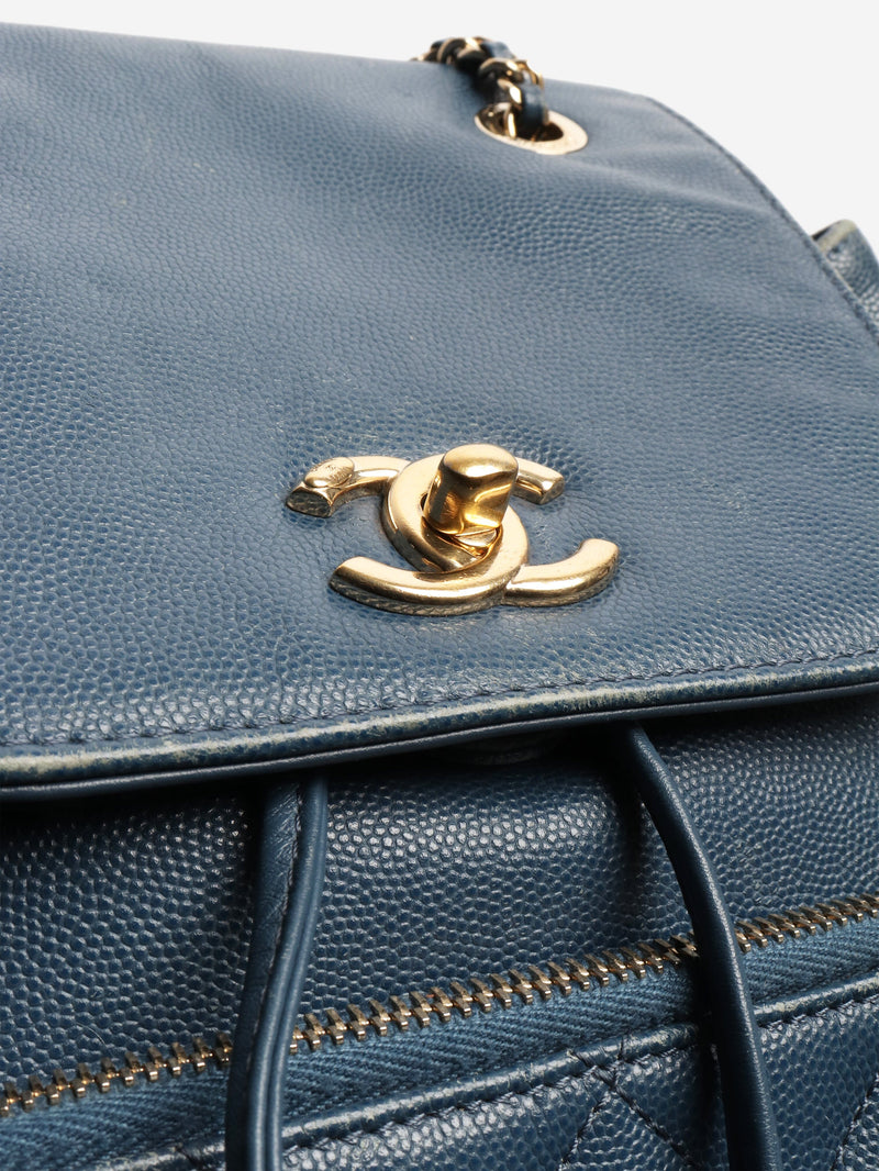 Blue caviar leather backpack Backpacks Chanel 