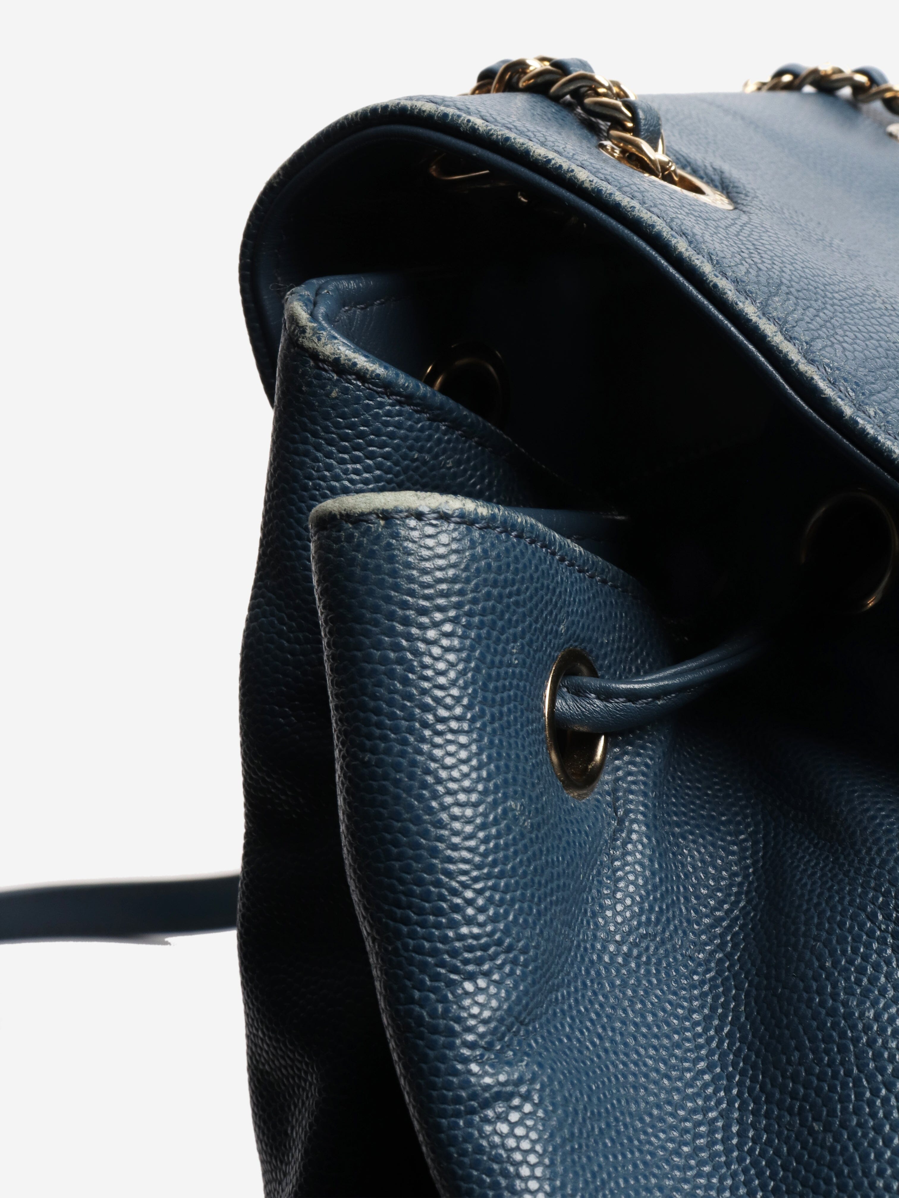 Blue caviar leather backpack Backpacks Chanel 