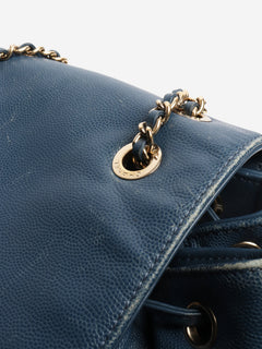 Blue caviar leather backpack Backpacks Chanel 