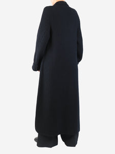The Row Black long wool cardigan - size L