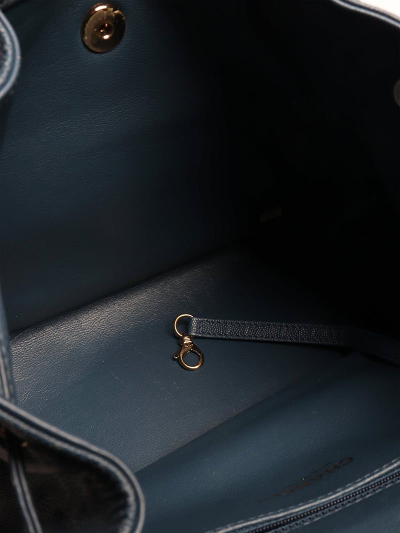 Blue caviar leather backpack Backpacks Chanel 
