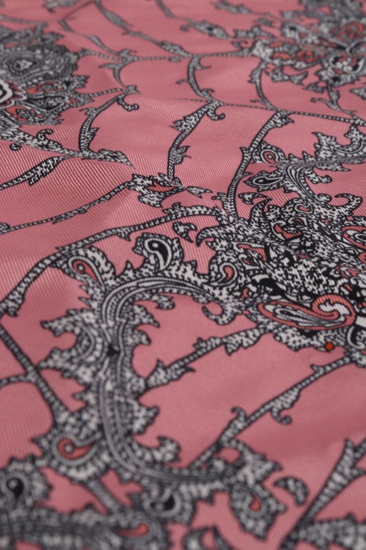 Pink paisley silk scarf Scarves Etro 