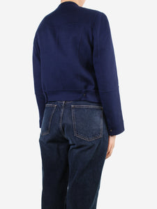 Bamford Blue cashmere light jacket - size UK 8