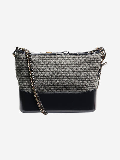 Chanel Navy and grey 2018 tweed mixed hardware Gabrielle bag Shoulder bags Chanel 