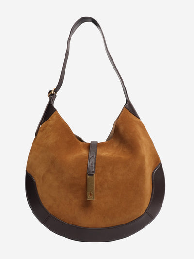 Tan ID suede shoulder bag Shoulder bags Polo Ralph Lauren 