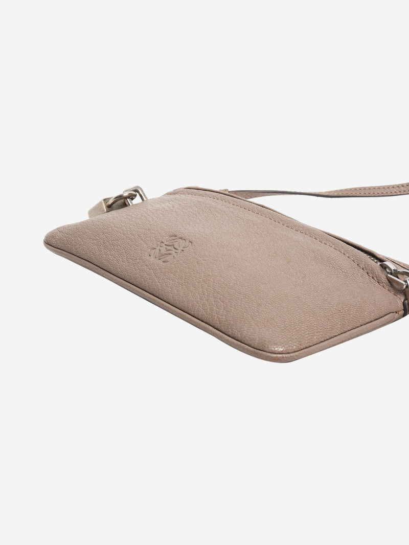 Brown leather cross-body bags pouch Cross-body bags Loewe 