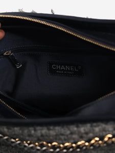 Chanel Navy and grey 2018 tweed mixed hardware Gabrielle bag