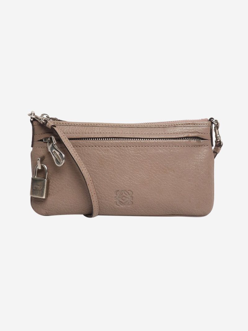 Brown leather cross-body bags pouch Cross-body bags Loewe 