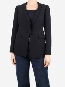 Valentino Black single-buttoned blazer - size UK 8