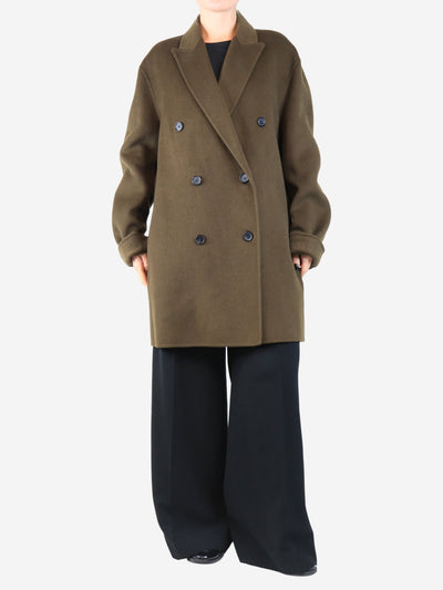 Brown Clavel double-face coat - size UK 12 Coats & Jackets Joseph 