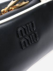 Miu Miu Black Beau small leather top handle bag