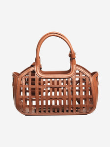 Miu Miu Cognac leather basket bag
