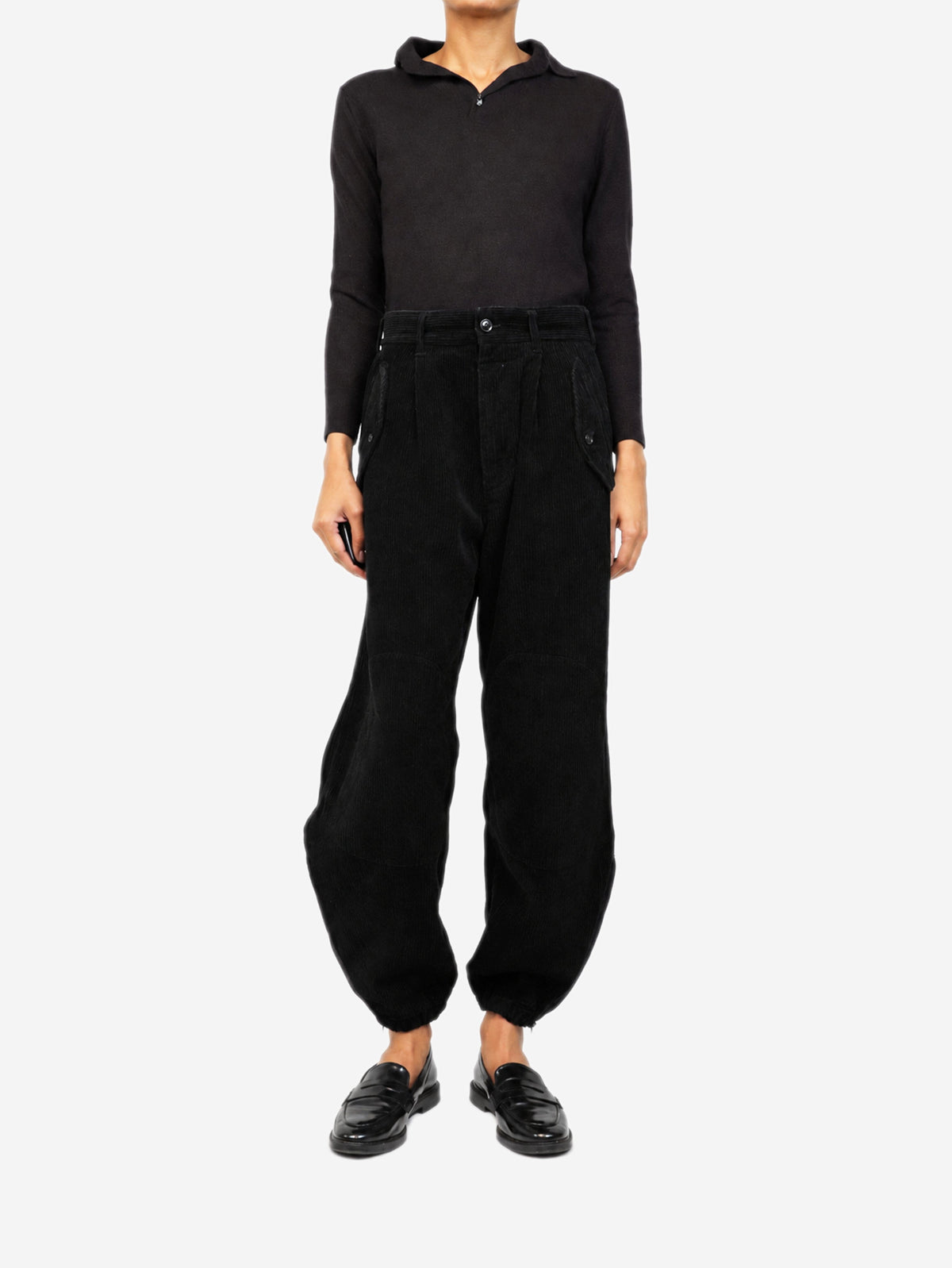 Black corduroy trousers - size XXS Trousers Engineered Garments 