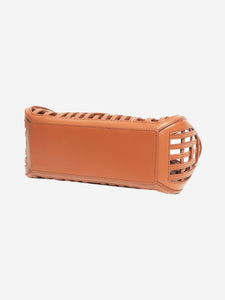 Miu Miu Cognac leather basket bag