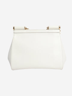 White diamante-logo top handle bag Bags Dolce & Gabbana 