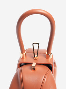 Gabriela Hearst Brown demi leather top handle bag