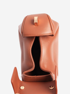Gabriela Hearst Brown demi leather top handle bag