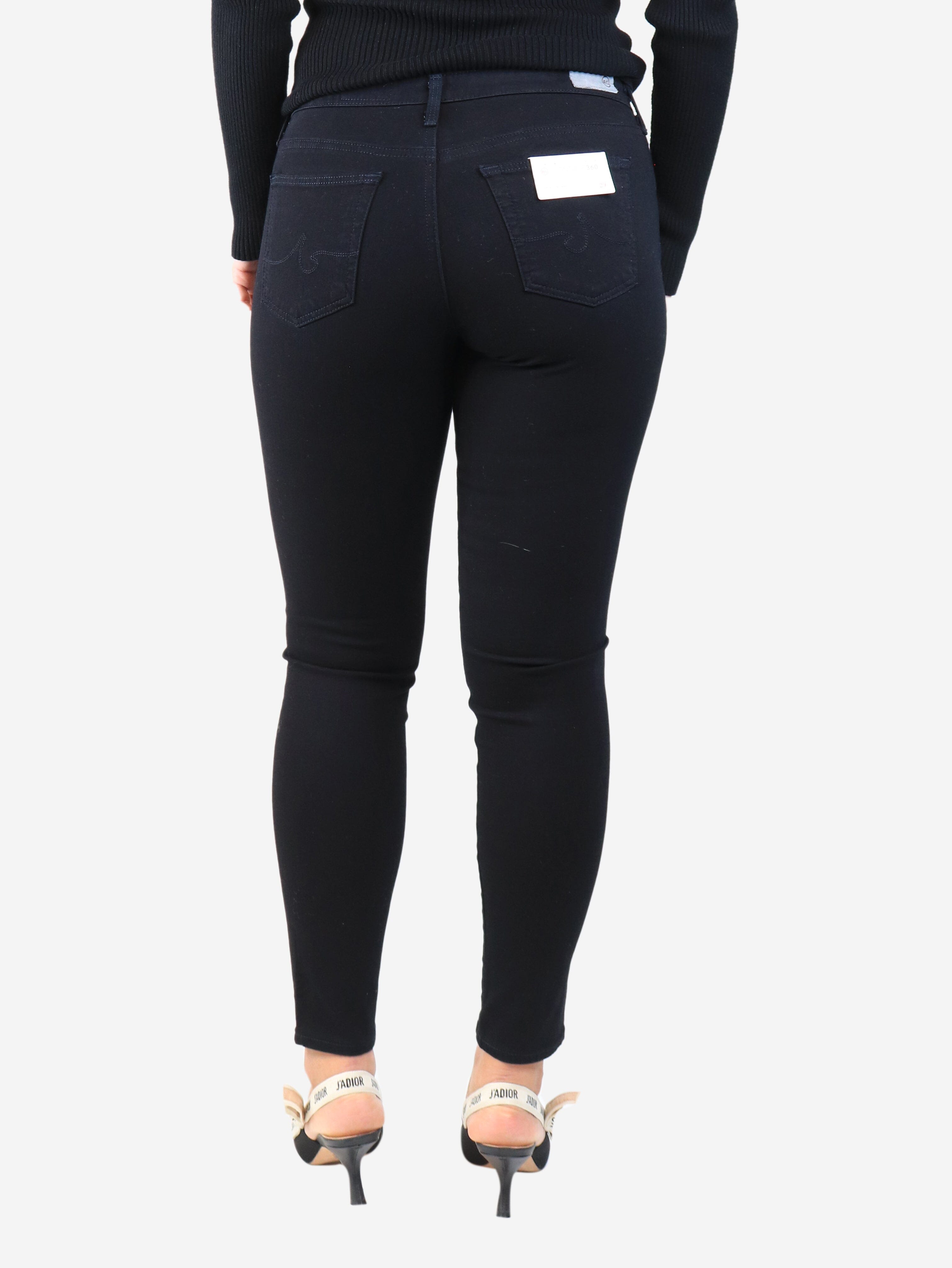 Black skinny jeans - size UK 12 Trousers Adriano Goldschmied 