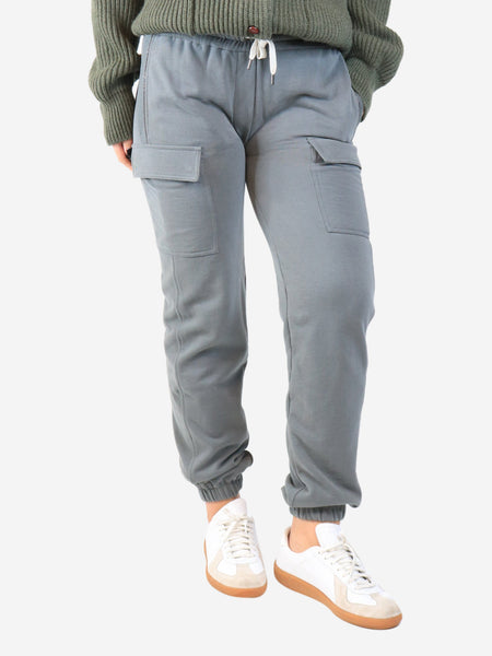 Grey cuffed cargo joggers - size S product image
