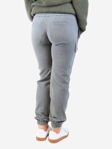 Brunello Cucinelli Grey cuffed cargo joggers - size S