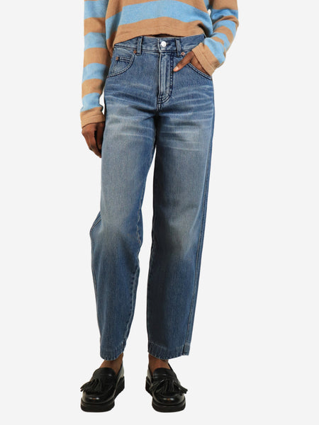 Blue mid-wash jeans - size UK 6 product image