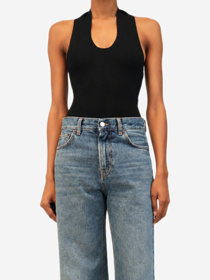 Black Toto halterneck bodysuit - size XS Tops Khaite 