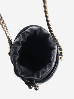 Black 2021 quilted leather bucket bag Cross-body bags Chanel 