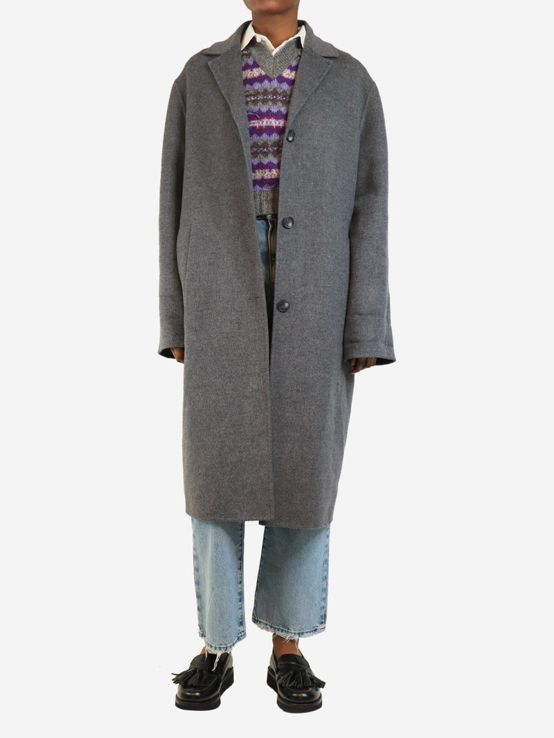 Grey cashmere coat - size UK 8 Coats & Jackets Joseph 