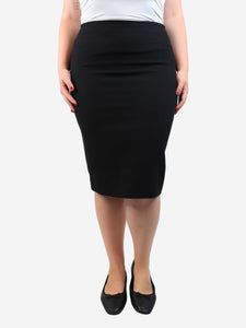 The Row Black pencil skirt - size UK 14