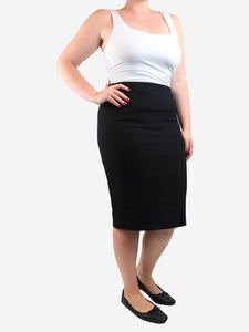 The Row Black pencil skirt - size UK 14
