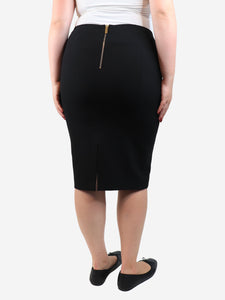 The Row Black pencil skirt - size UK 14