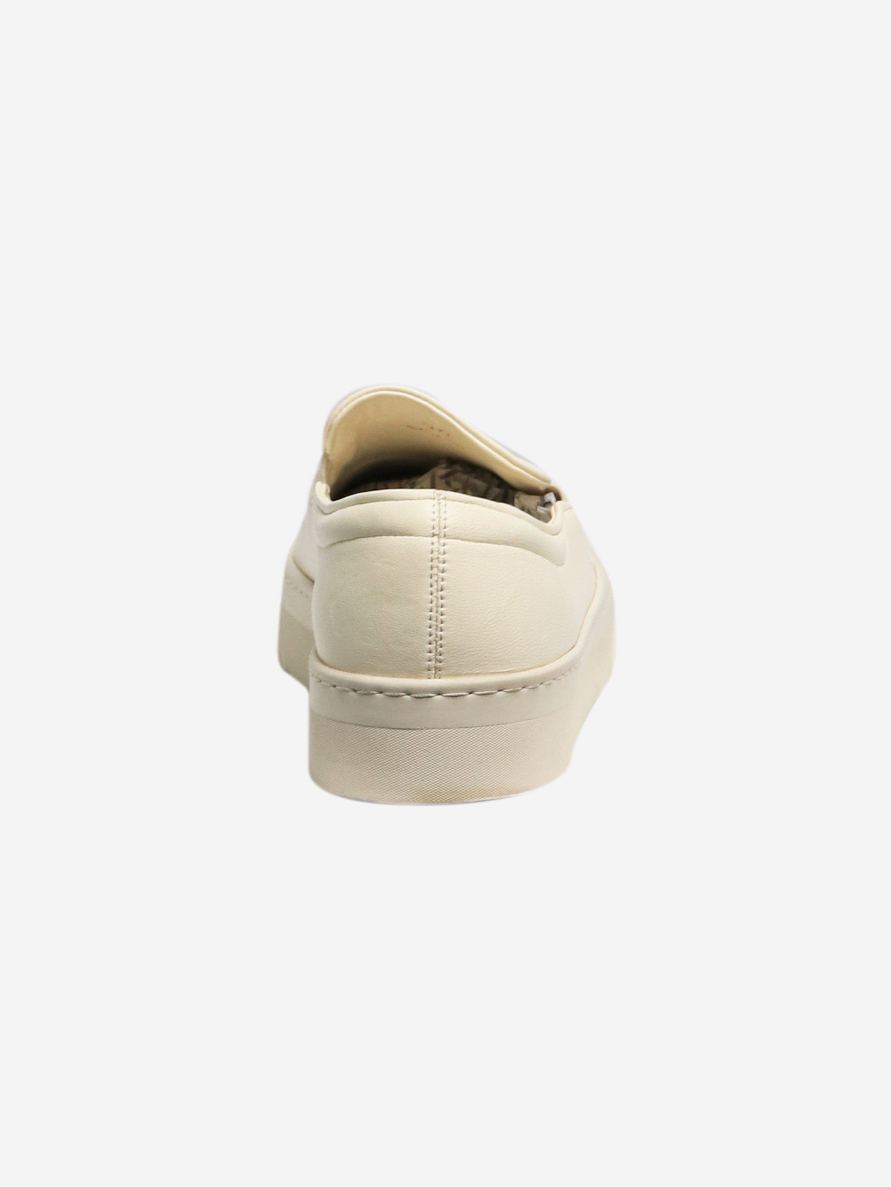 Ivory Marie H nappa sneakers - size EU 38 Flat Shoes The Row 