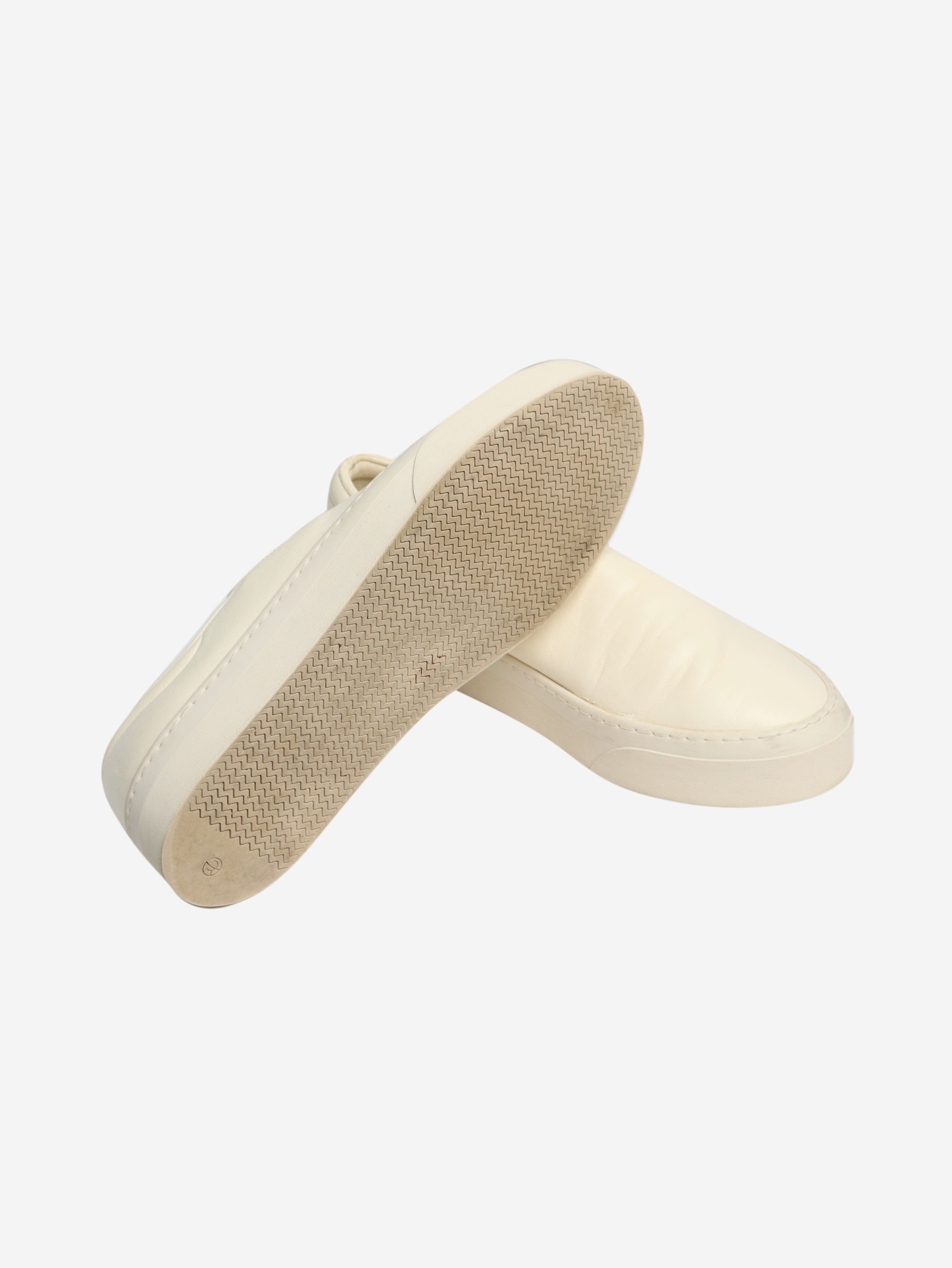 Ivory Marie H nappa sneakers - size EU 38 Flat Shoes The Row 