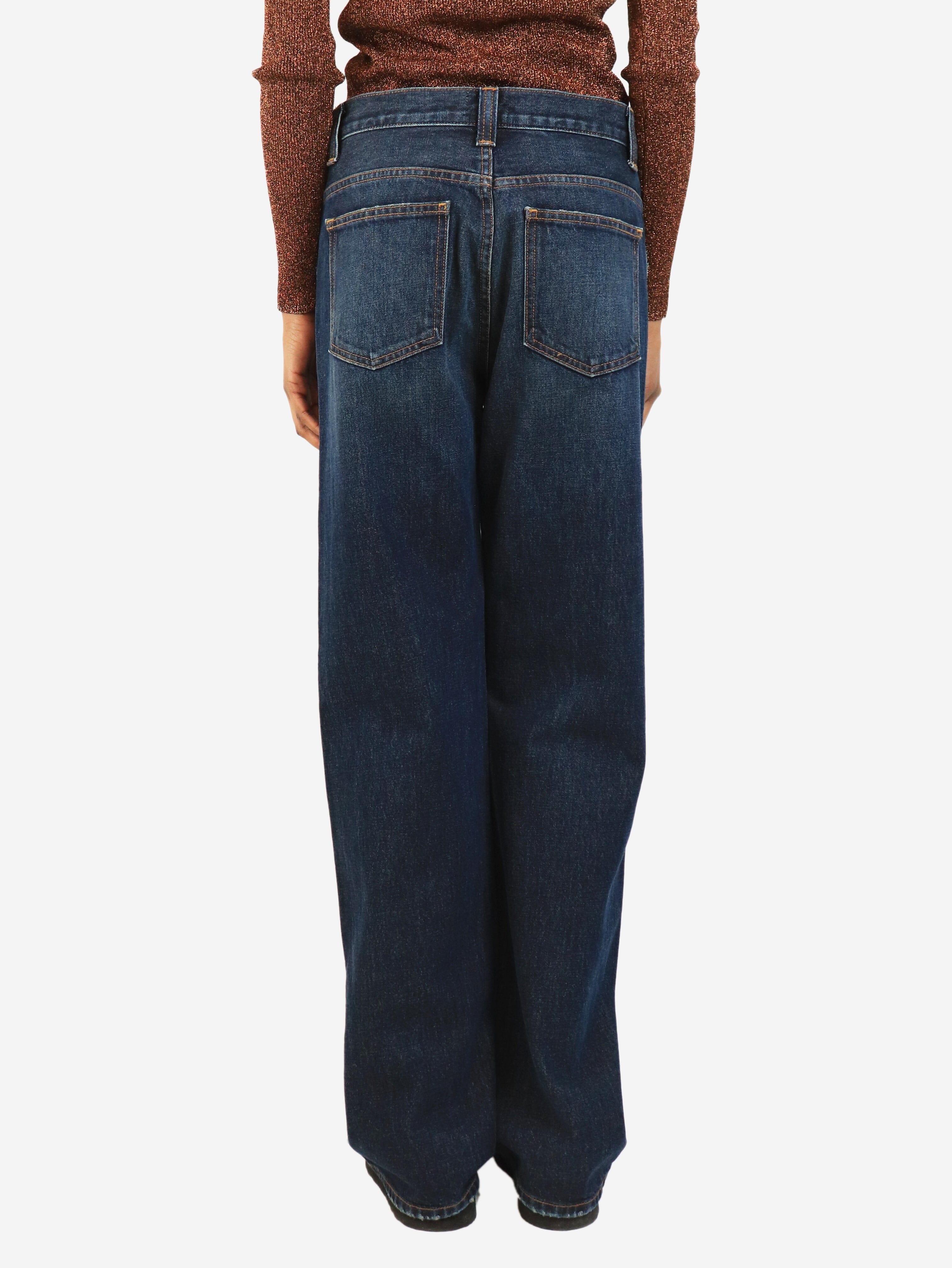 Blue Bonnie straight-leg jeans - size UK 6 Denim Khaite 