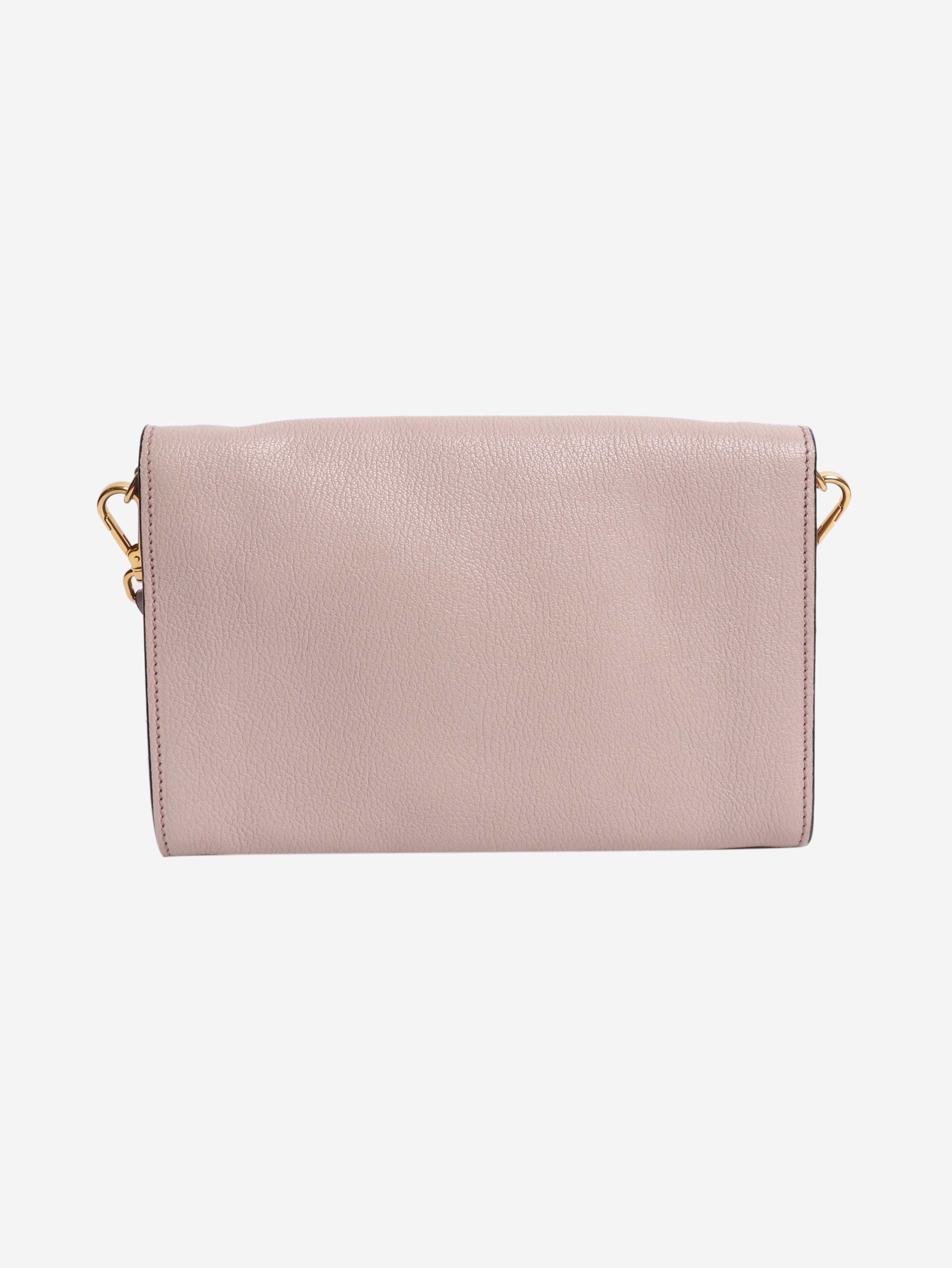 Dusty pink Madras envelope shoulder bag Bags Miu Miu 