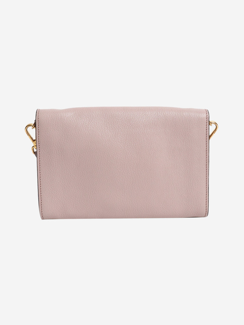 Dusty pink Madras envelope shoulder bag Bags Miu Miu 