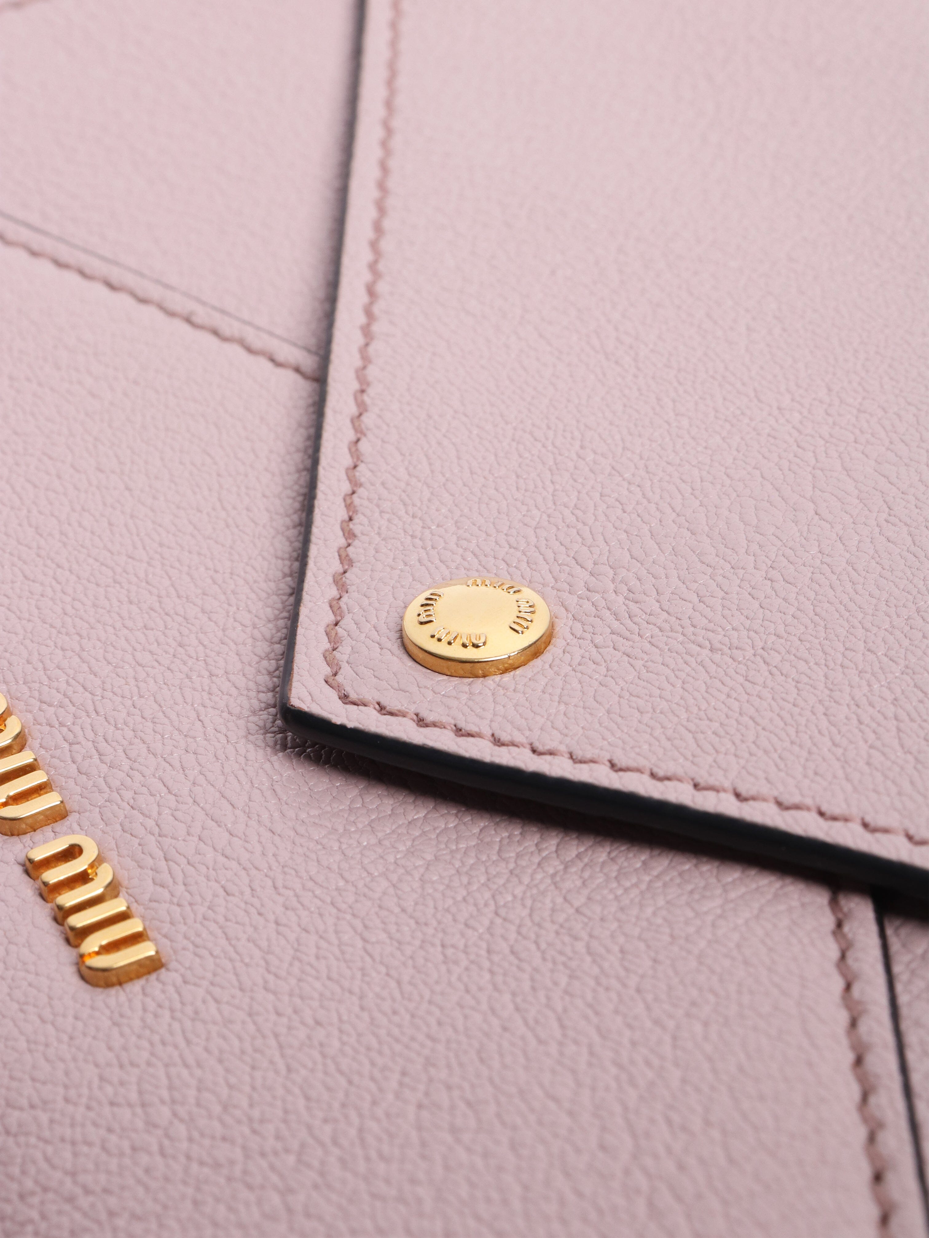 Dusty pink Madras envelope shoulder bag Bags Miu Miu 