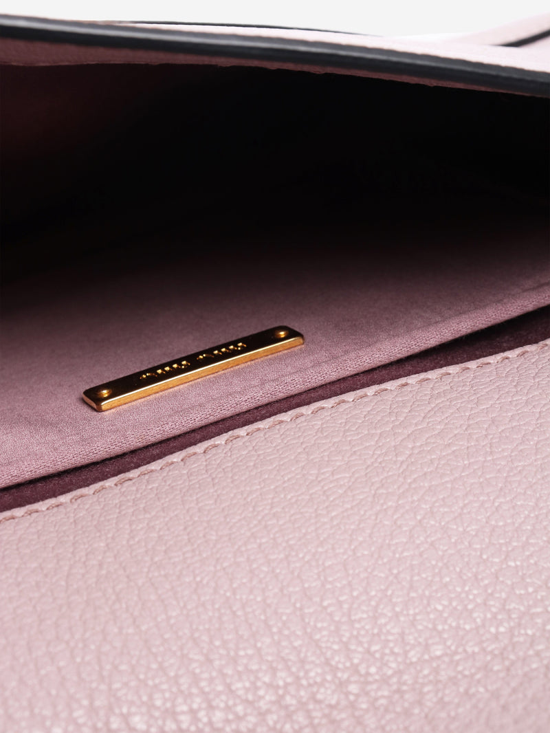 Dusty pink Madras envelope shoulder bag Bags Miu Miu 