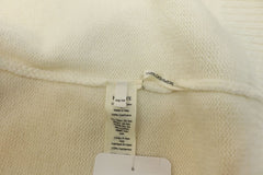 Cream cropped cashmere crew neck jumper - size XS Knitwear Khaite 