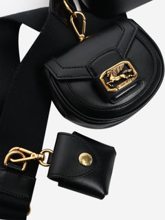 Black leather crossbody bag Cross-body bags Etro 