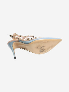 Valentino Blue and lilac patent Rockstud pumps - size EU 38.5