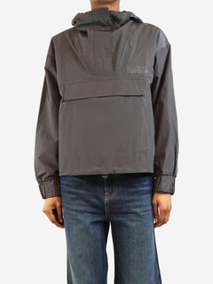 Dark grey nylon ripstop anorak - size XS Coats & Jackets Ganni 