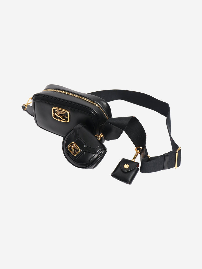 Black leather crossbody bag Cross-body bags Etro 