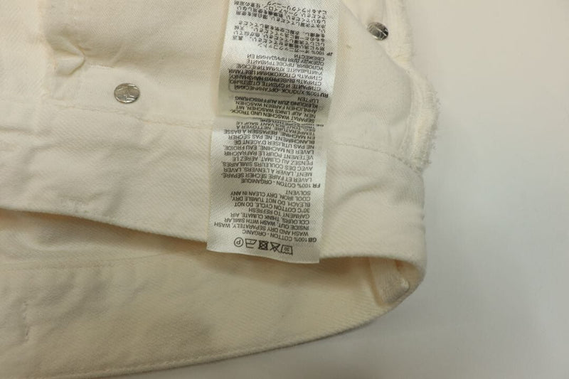 Cream wide-leg jeans - size UK 6 Trousers Toteme 