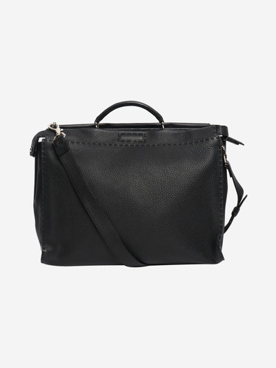 Black Monster Peekaboo leather tote Cross-body bags Fendi 