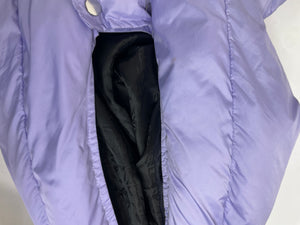 Carven Purple puffer coat - size UK 6