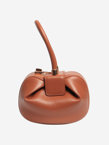 Gabriela Hearst Brown demi leather top handle bag