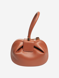 Gabriela Hearst Brown demi leather top handle bag